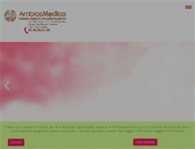 Tablet Screenshot of ambrosmedica.com